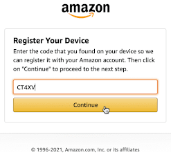 Amazon.tv/mytv | Enter Your Registration Link Code