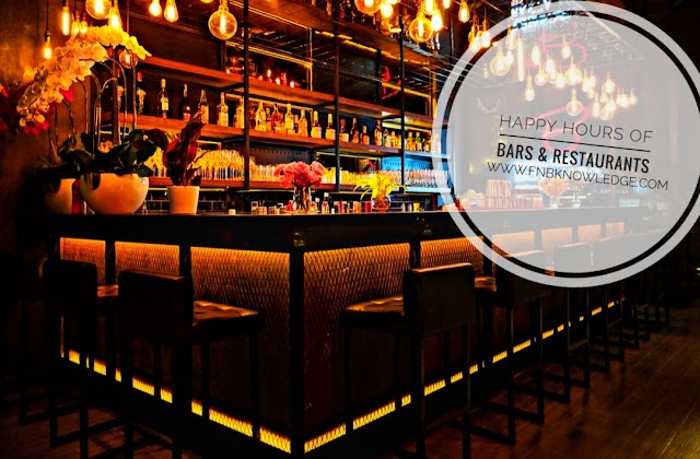 Happy hours of bar/restaurant - Fnbknowledge