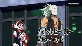 ヒロアカ アニメ 2期14話 職場体験 バトルヒーロー ガンヘッド | 僕のヒーローアカデミア27話 My Hero Academia