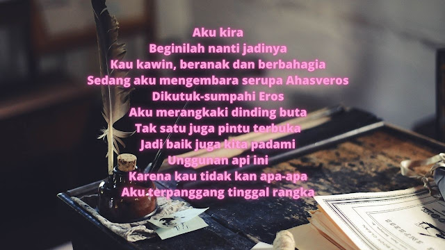Puisi Cinta Chairil Anwar