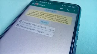 Cara Mengetahui Pesan WhatsApp Yang Dihapus Dengan Mudah