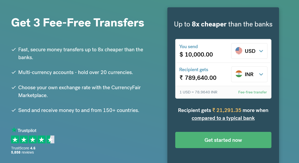 How much money can I transfer to India in a year?