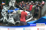 Rem Blong, Truk Tabrak 2 Mobil Parkir Di Tuban, Sopir Tewas Terjepit