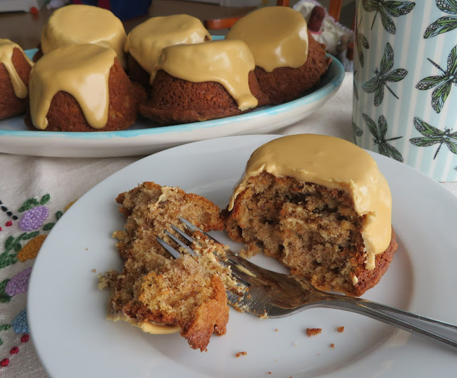 Coffee, Cardamom, Walnut Cakelettes