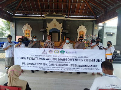 Umat Hindu di Sidoarjo Rayakan Nyepi di Pura Penataran Agung Margowening