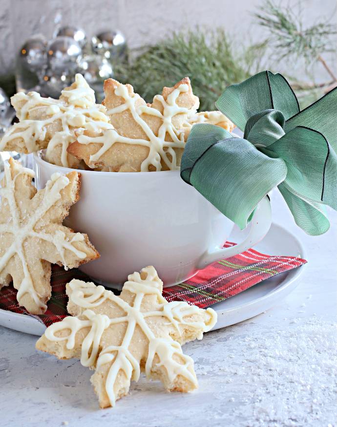 Hungry Couple: White Chocolate Snowflake Sugar Cookies