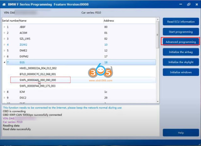 bmw f10 egs programming with cgdi bmw 6