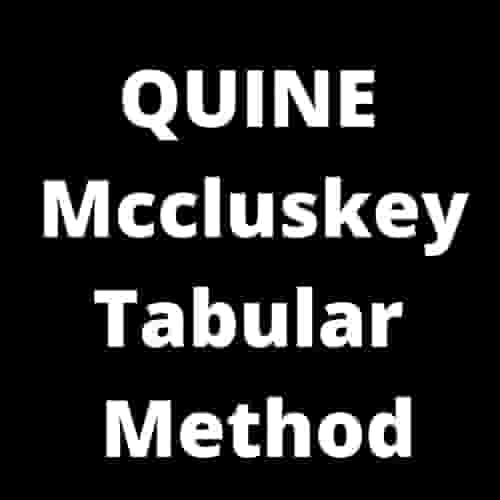 QUINE Mccluskey Tabular Method