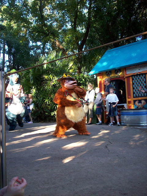 King Louie in Mickey's Jungle Jammin Parade Disney's Animal Kingdom Walt Disney World