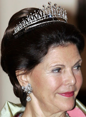 modern fringe tiara sweden queen silvia