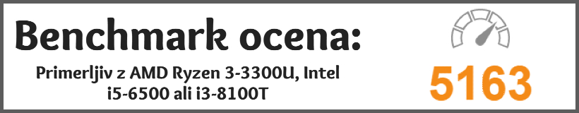Procesor i3-1005G1 Benchmark Ocena