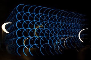 Citylights Hamm Lightpainting Campainting ICM Zoomeffekt Olaf Kerber