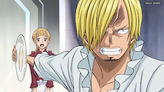 ワンピースアニメ WCI編 805話 サンジ コゼット | ONE PIECE Episode 805