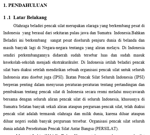 Cara Membuat Makalah yang Baik dan Benar - contoh latar belakang