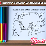 Los Milagros de Jesús para Colorear