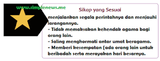 Sikap yang Sesuai sila ke 1 www.simplenews.me