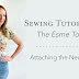 Tutorial - How to attach the Esme Top Neckline