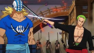 ワンピースアニメ 988話 ワノ国編 キッド海賊団 キラー 人斬りの釜ぞう ONE PIECE KID Piarates Killer