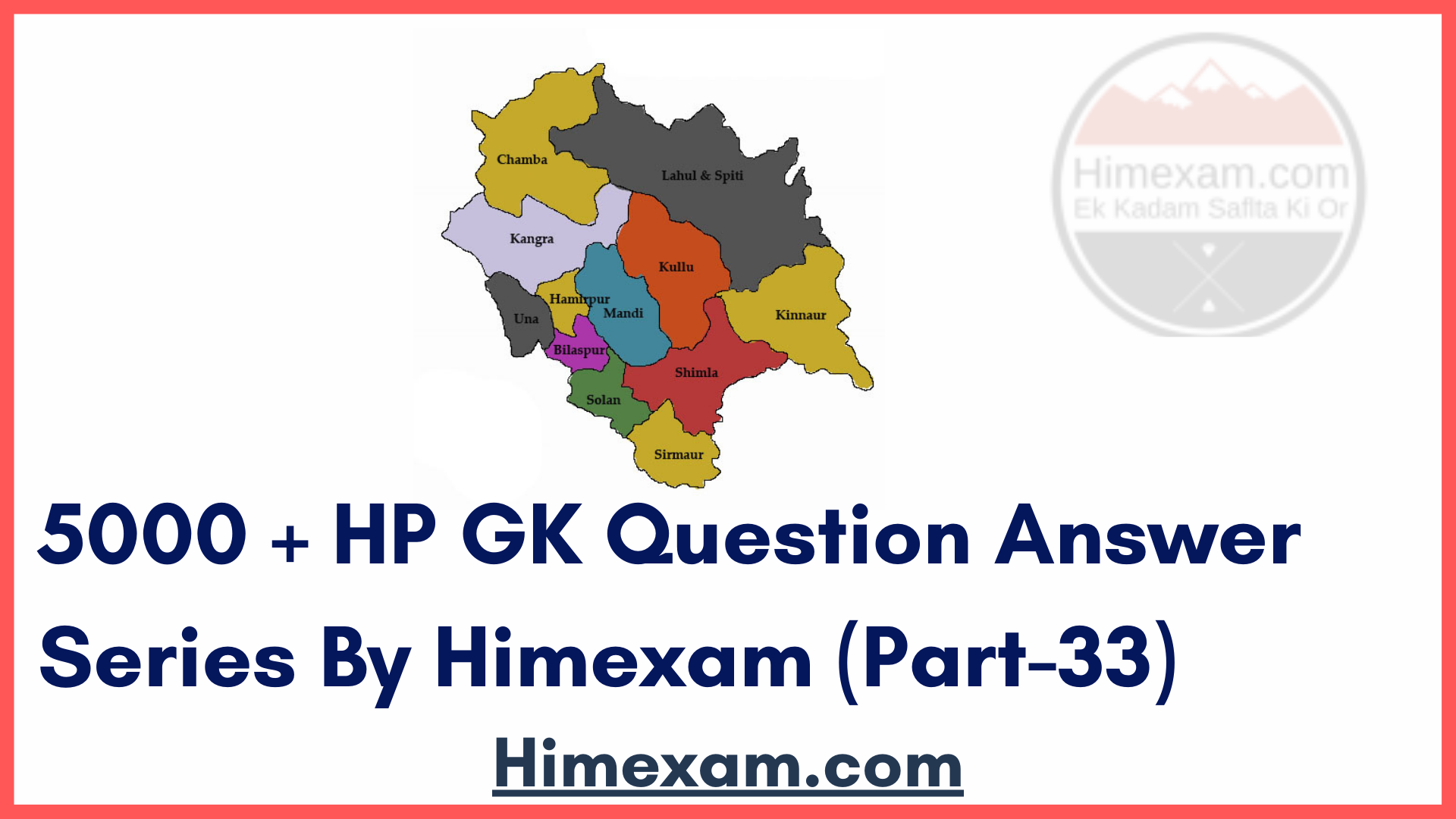 5000 + HP GK Question Answer Series By Himexam (Part-33)
