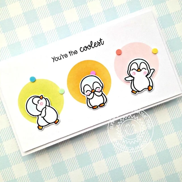 Sunny Studio Stamps: Passionate Penguins Card by Franci Vignoli