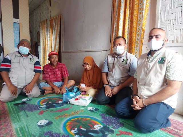 KSJ DELI SERDANG BERIKAN BANTUAN KEPADA IBU JUNIARSIH PENDERITA KANKER DI MATA