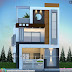 3 bedrooms 1600 sq. ft. Duplex modern home design