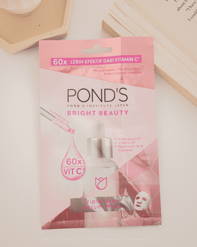 Pond's Bright Beauty Triple Glow Serum Mask