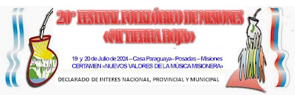20* FESTIVAL MI TIERRA ROJA 2024- 19 Y 20 DE JULIO CASA PARAGUAYA PDAS MNES.