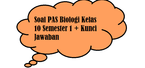 gambar soal PAs biologi kelas 10