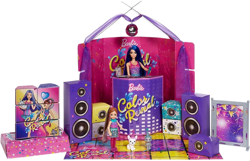 Barbie Color Reveal Surprise Party Set with 50+ Surprises 2021