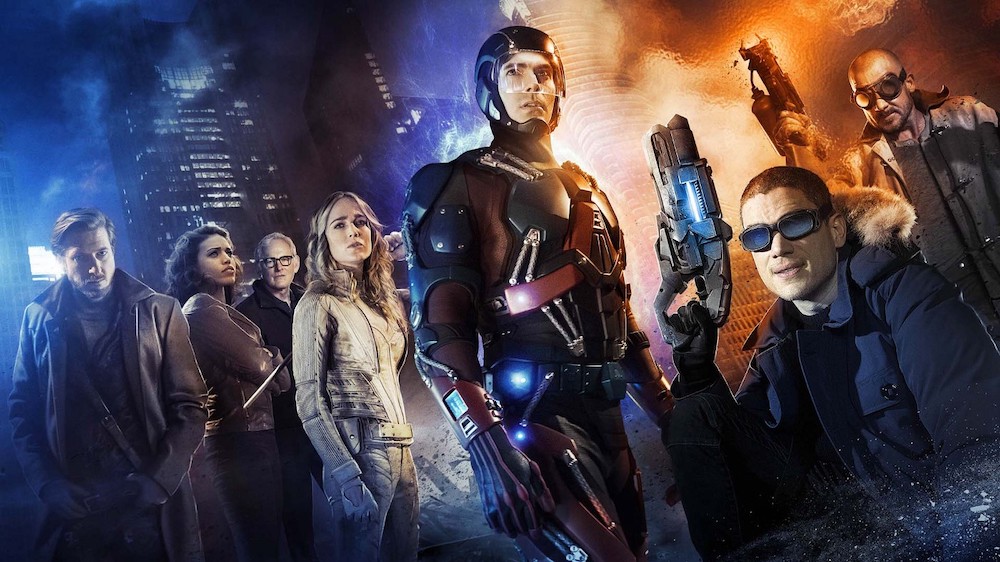 Rip Hunter, Kendra Saunders / Hawkgirl, Martin Stein, White Canary / Sara Lance, Atom / Ray Palmer, Captain Cold / Len Snart, and Heat Wave / Mick Rory as portrayed on Legends of Tomorrow