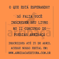 II CONCURSO DE POESIAS ARRIBAÇÃ. DÊ UM CLICK NA IMAGEM E FAÇA A SUA INSCRIÇÃO ATÉ 15/ABRIL.