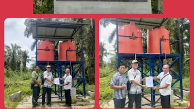 Toba Pulp Lestari (TPL) Bantu Akses Air Bersih di Desa Tomuan Holbung, Kabupaten Asahan