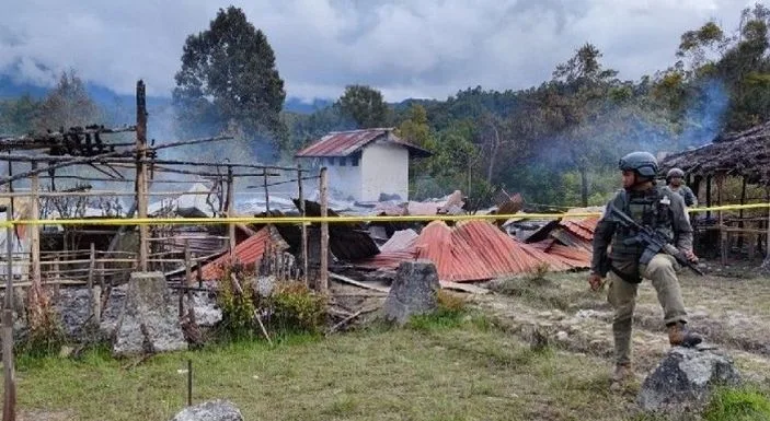 OTK Bakar SMA di Papua, Polisi: Mereka Sengaja Mancing Aparat Agar Bisa Ditembaki dari Ketinggian