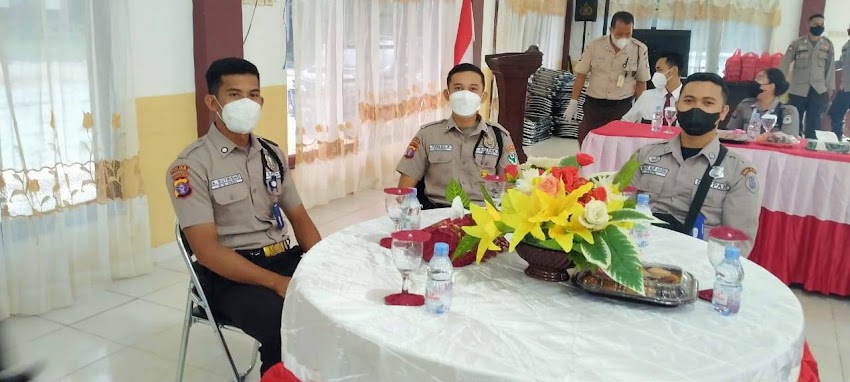 Satpam UPTD RSUD Mengikuti HUT Satpam Ke-41 di Aula Polres Murung Raya