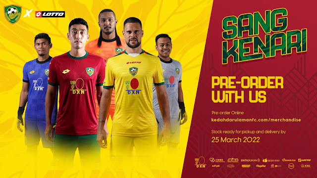 Jersi Kedah Darul Aman FC 2022