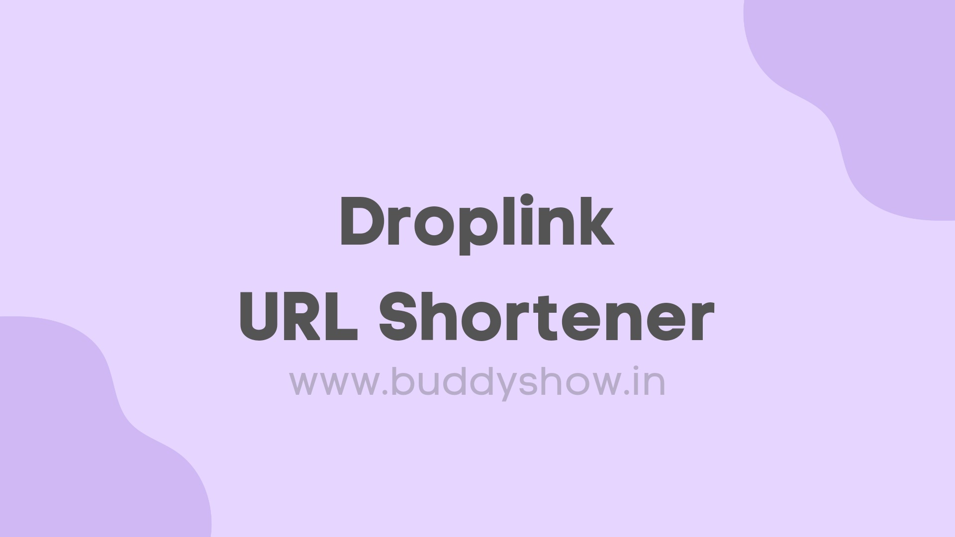droplink url shortener
