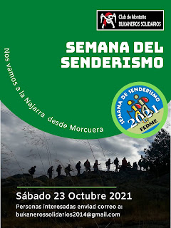 cartel semana de senderismo FEDME