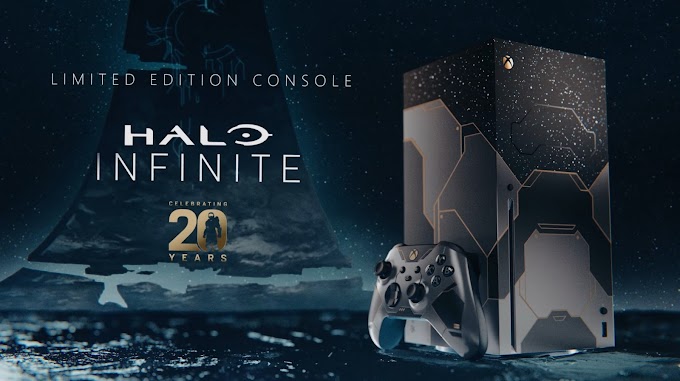 Sorteio de um Xbox Series X Halo Infinite Limited Edition