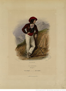 Название :  Le Basque (Gascogne) - The Basque - Der Baske Автор  :  Saint-Germain, Prosper (1804-1875). Fonction indéterminée