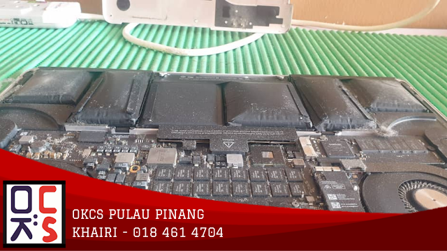 SOLVED: KEDAI LAPTOP BUKIT MERTAJAM | MACBOOK PRO 15 MODEL A1398 BATTERY BLOATED, SUSPECT BATTERY PROBLEM, NEW BATTERY REPLACEMENT