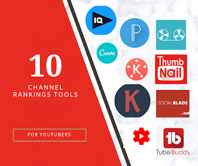 Top 10 youtuber tools and apps|Top 10 tools and apps for youtubers.