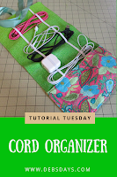 How to make a Fabric Cord Wrap