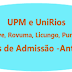 Exames de Admissão para UP, Unilicungo, Unipúnguè, Unisave …– dos Anos anteriores  Pdf