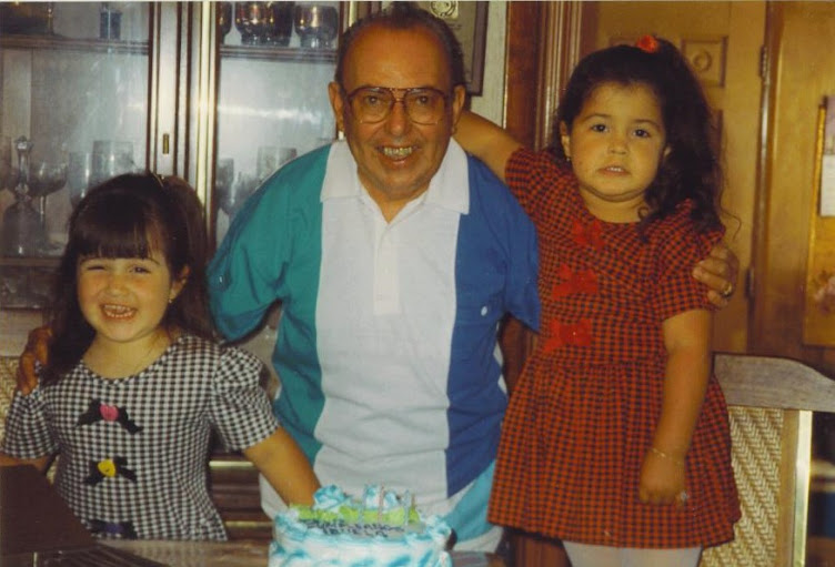 Leandro Geada Con Mis Dos Hijas Darlene Gonzalez y Charlene Gonzalez: 1995