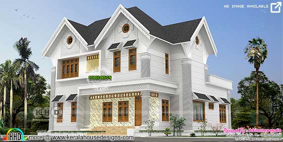 Colonial style 4 bedroom house