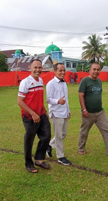 Anggota DPRD Sumbar Komisi 5 Hadiri Pembukaan Open Turnamen Sepak Bola di Nagari Surantih.