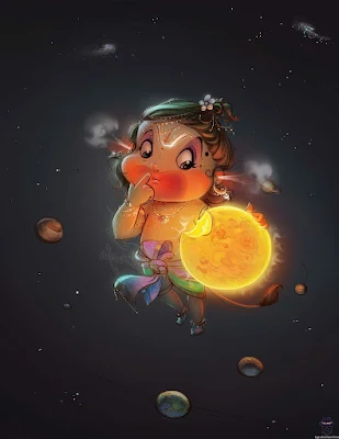 Lord Hanuman Eating Sun - Shri Kainchi Dham