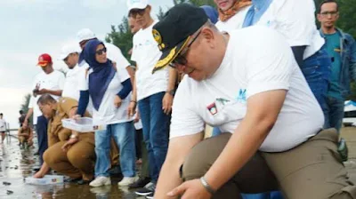 Momen HJK Ke-355 Tahun, Andree Algamar Launching Maskot Penyu Kota Padang