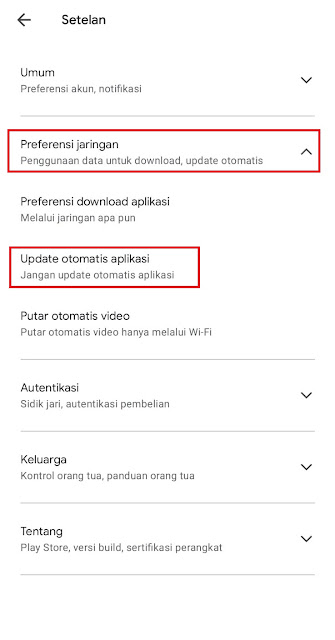 Cara Mematikan Update Otomatis Aplikasi di Google Play Store